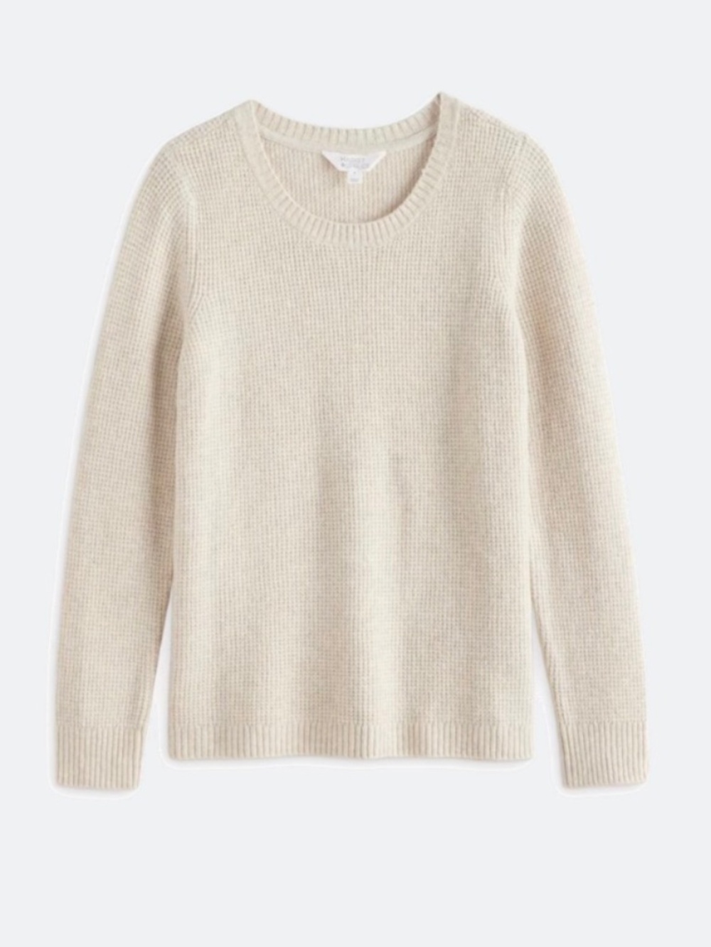 Market & Spruce - Jackson Crew Neck Waffle Texture Sweater